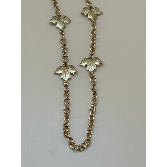 Monet 36" Gold-Tone Leaf Motif Necklace - Picture 3 of 3